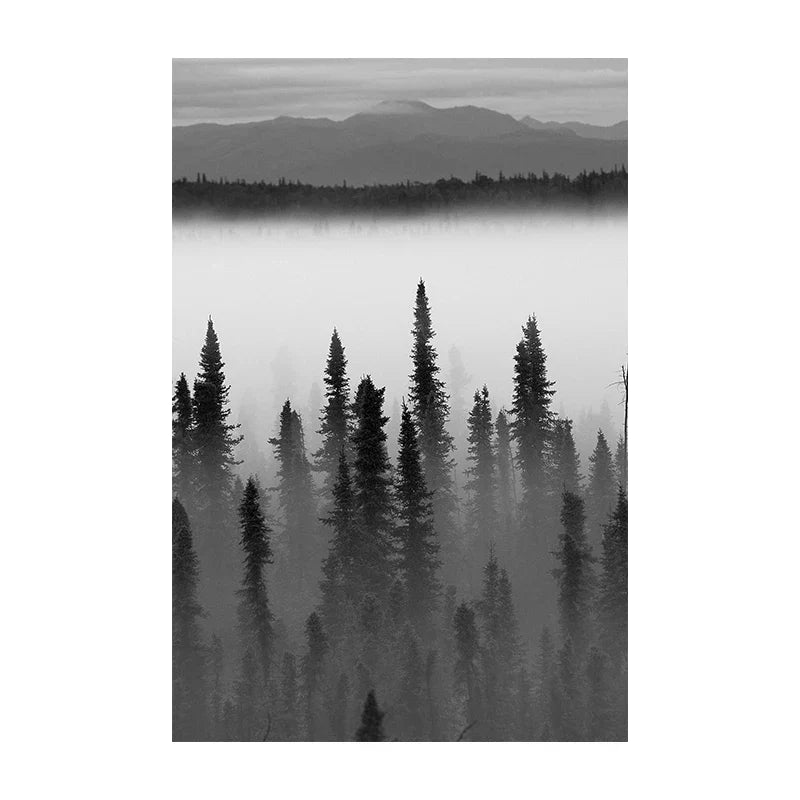 Nordische Wildnis Adler Reh Landschaft Wandkunst Fein Kunst Leinwanddrucke Bilder Für Wohnzimmer Esszimmer Nordische Heimdekoration | Brehn