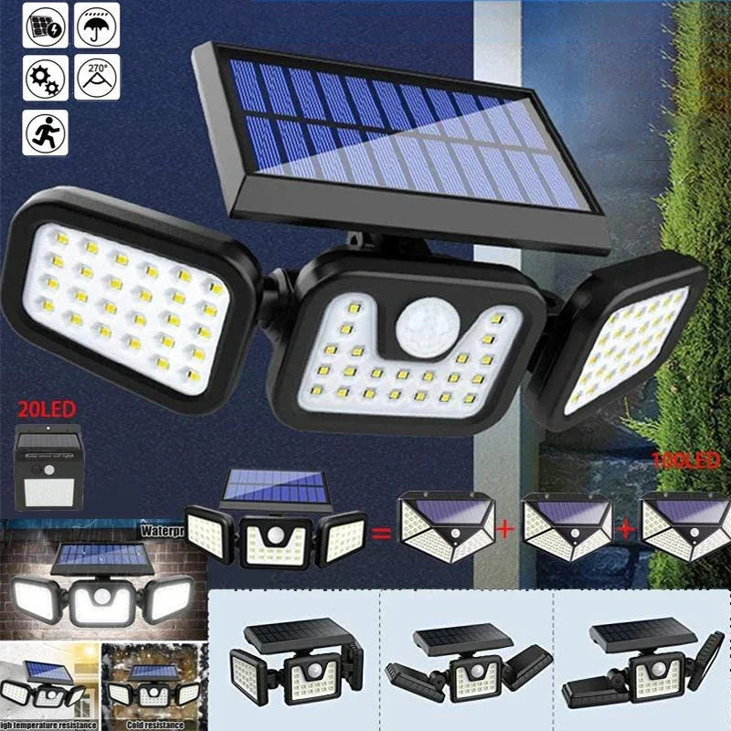 Power Save Bewegungaktivierte Außen-Solarlampe | Brehn
