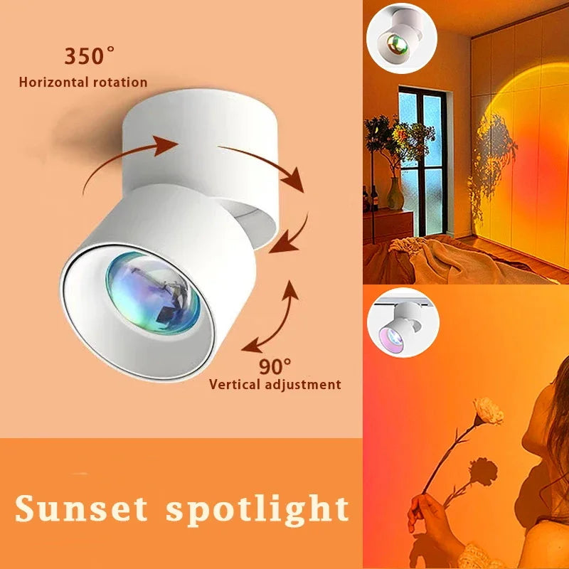 LED Sonnenuntergang Atmosphäre Wand Spotlights | Brehn