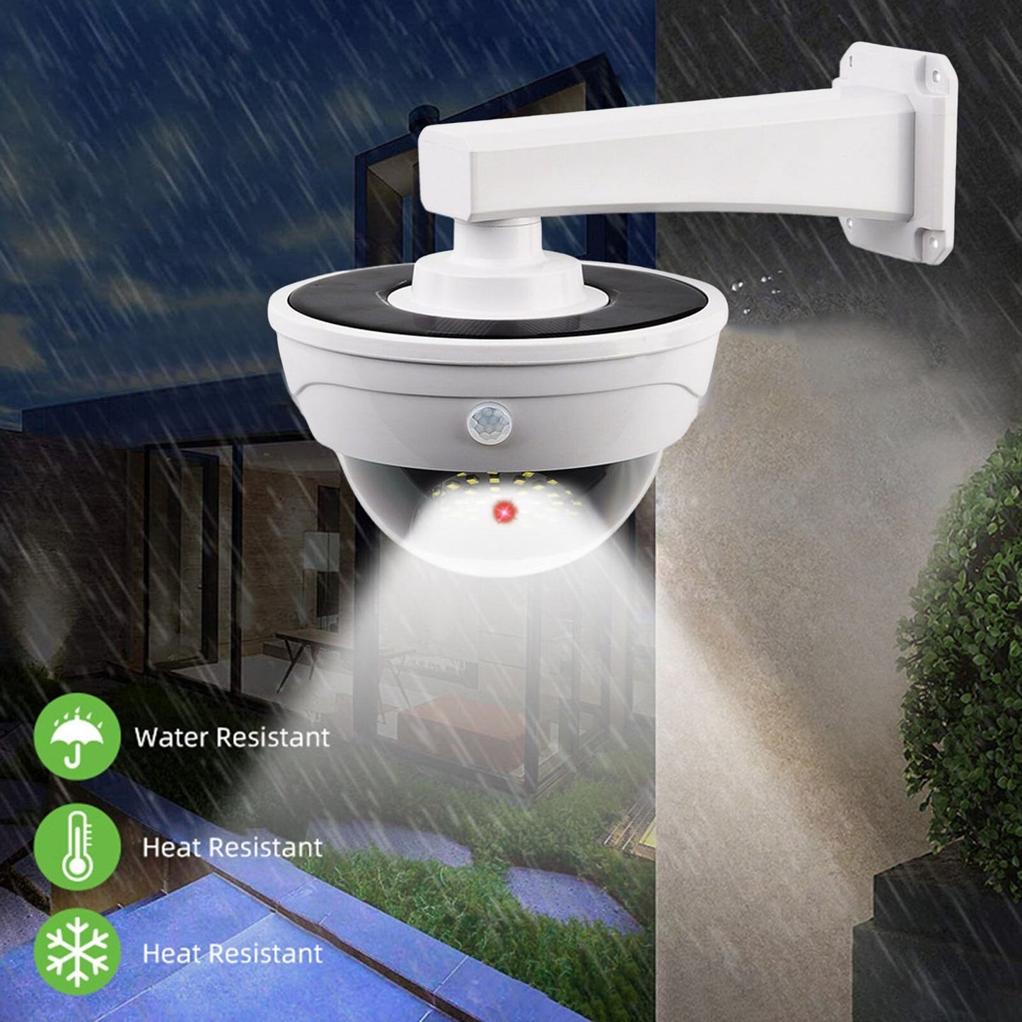Brehn | Outdoor-Wasserdichte Solar-Dummy-Sicherheitskamera