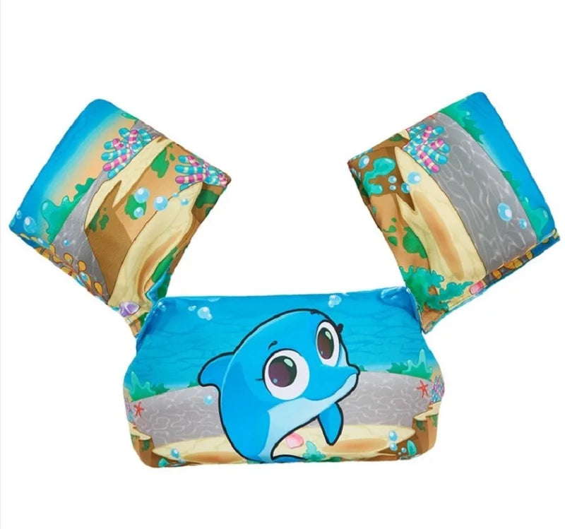 Brehn | FLOTTY Kinder Schwimmhilfe | Rettungsweste mit Armflügeln | Verstellbarer Doppelverschluss | Für Kinder bis 25 kg