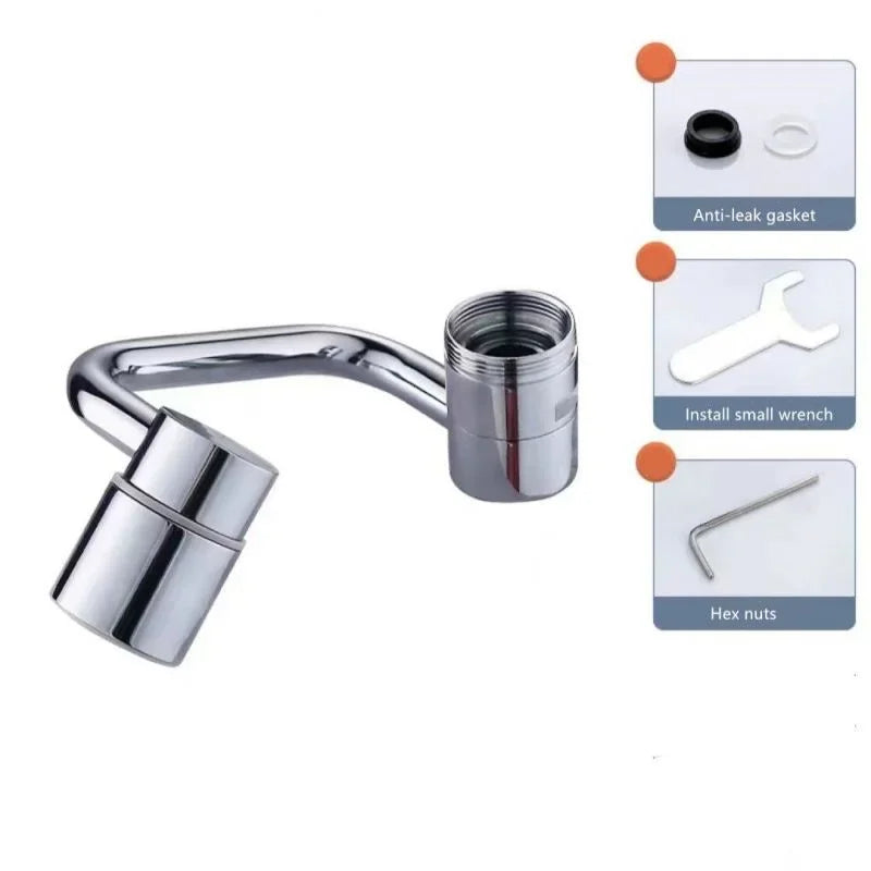 Brehn | Drehbarer Multifunktions-Universeller Anti-Spritz-Wasserhahnverlängerung