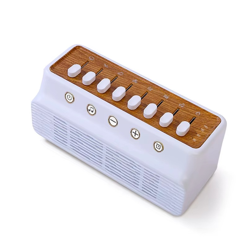 Tragbarer Bluetooth-Lautsprecher mit weißem Rauschen, Naturgeräuschen und Schlaftimer
