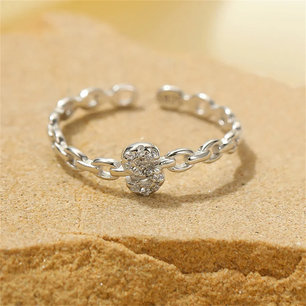 Brehn | Zierlicher Diamant Buchstaben Initialring