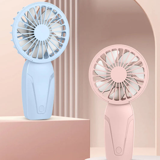 Portabler Handheld Mini Ventilator – Leichter ABS USB-wiederaufladbarer Taschenventilator für kühlende Erfrischung unterwegs | Brehn