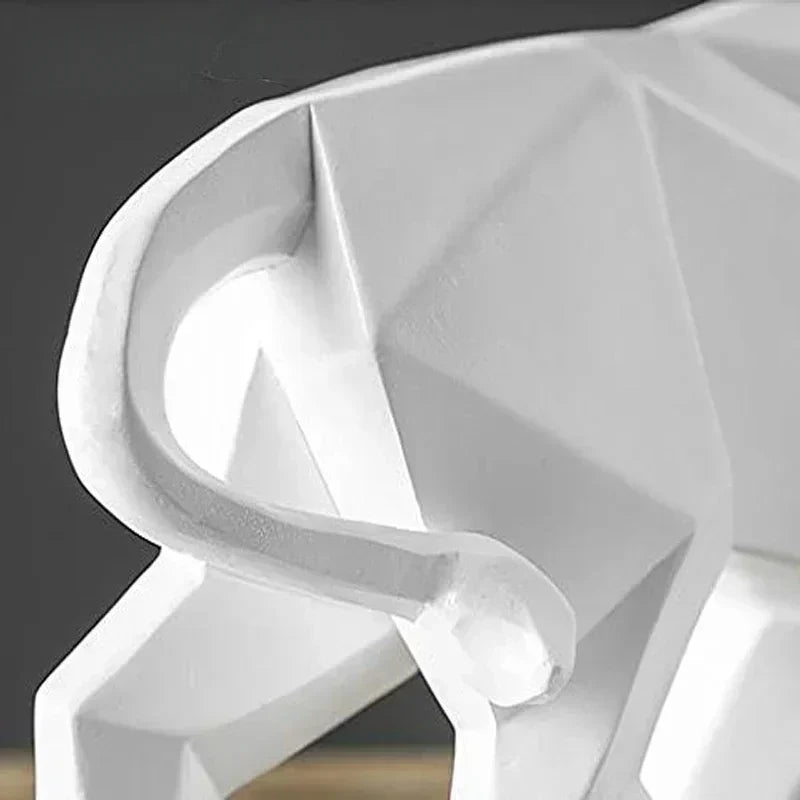 Brehn | ToroArte Stier Skulptur | Nordisches Design | Harzfigur Modern | 35 cm / 26 cm