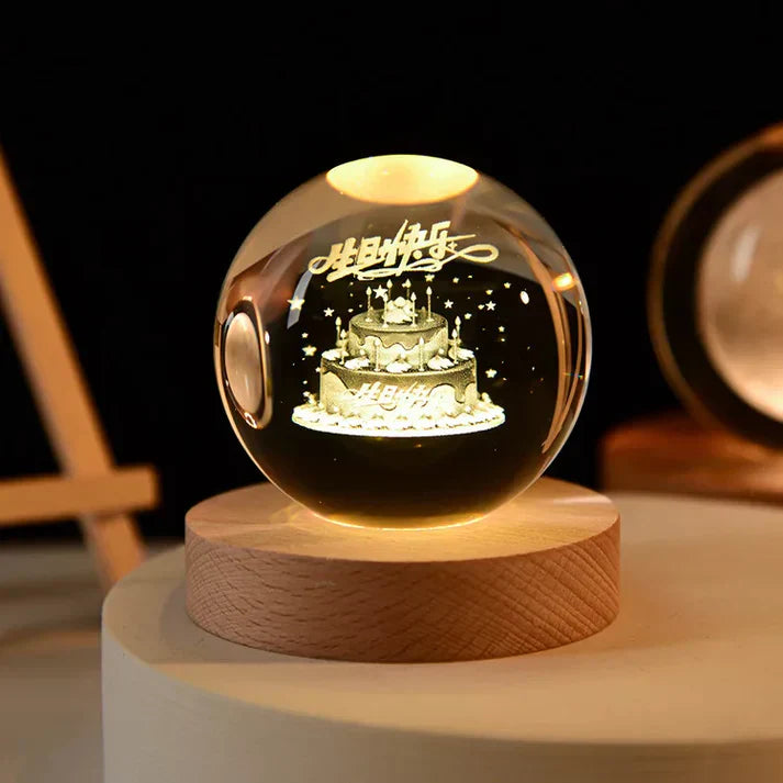 Brehn | 3d-kristall-nachtlichter – einzigartige geschenke für alle anlässe