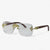 Randlose Steampunk Sonnenbrillen mit Metallakzenten – Nirex | Brehn