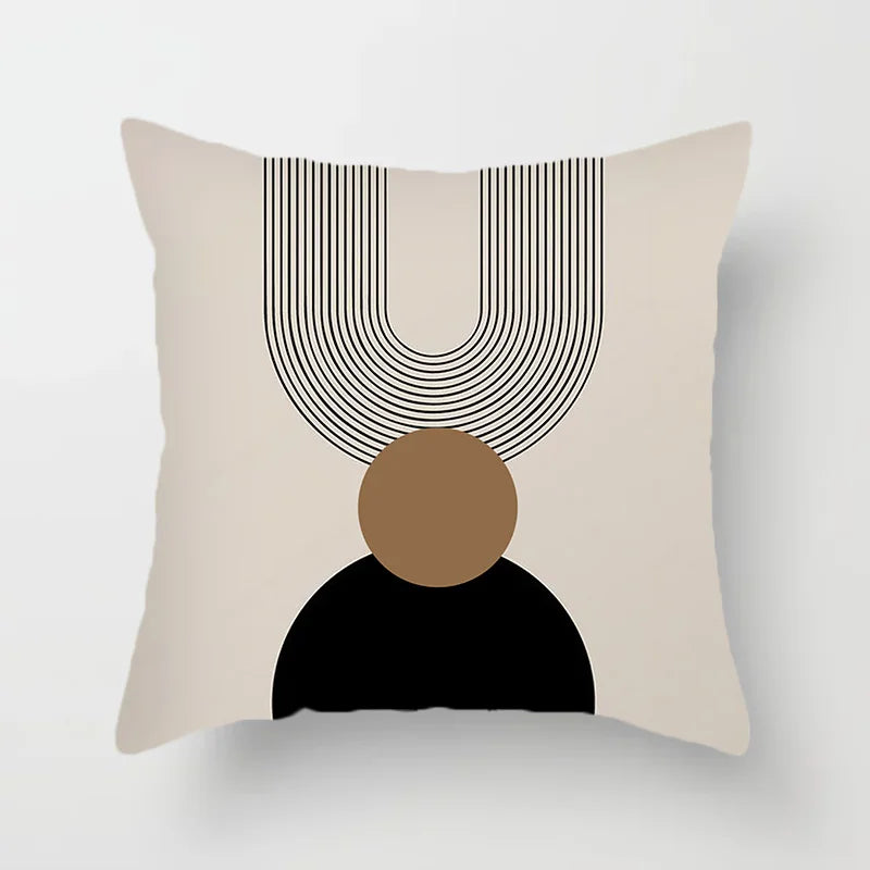 Moderne Kunst Abstraktes Muster Dekokissenbezüge Kreative Linien Sofa Stuhl Kissenhüllen Dekokissen Fall Home Office Dekor | Brehn