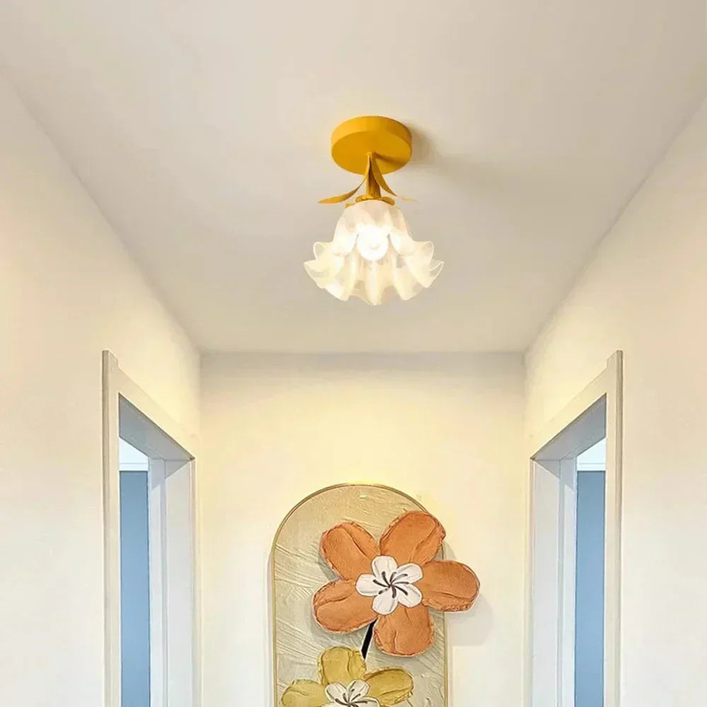 Brehn | Mini Blumen-Deckenleuchte - Luxuriöse Mini-Pendelleuchte für zeitlose Atmosphäre