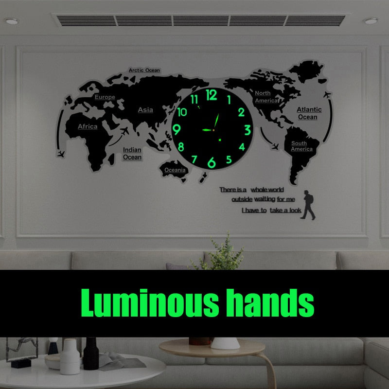 Brehn | Artsy Time Einzigartige Acryl 3D DIY Wanduhr