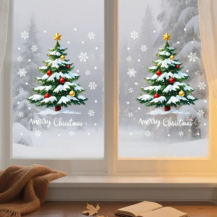 Brehn | Merry Glow 3D Weihnachtsbaum Aufkleber