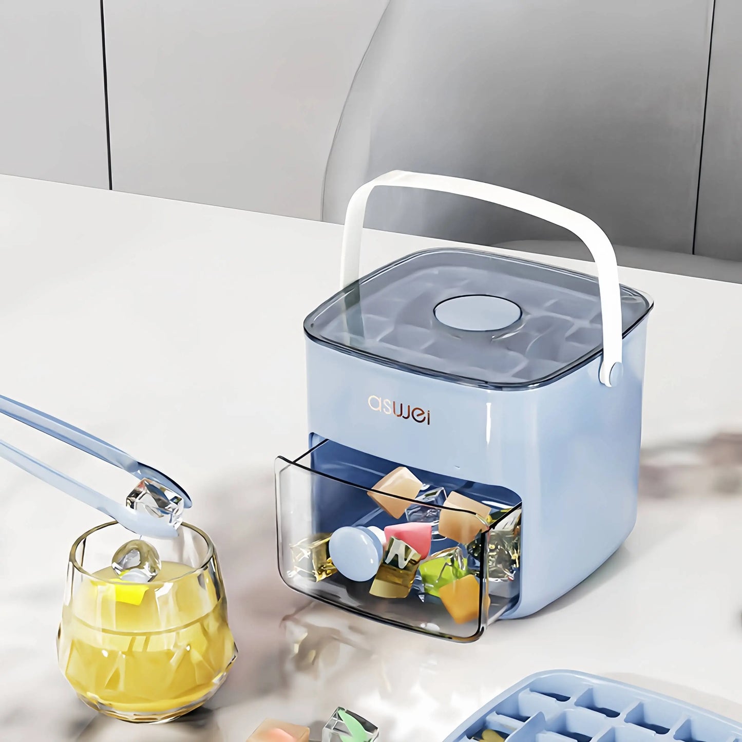 Brehn | Einfacher Pop Out Eiswürfelform Box
