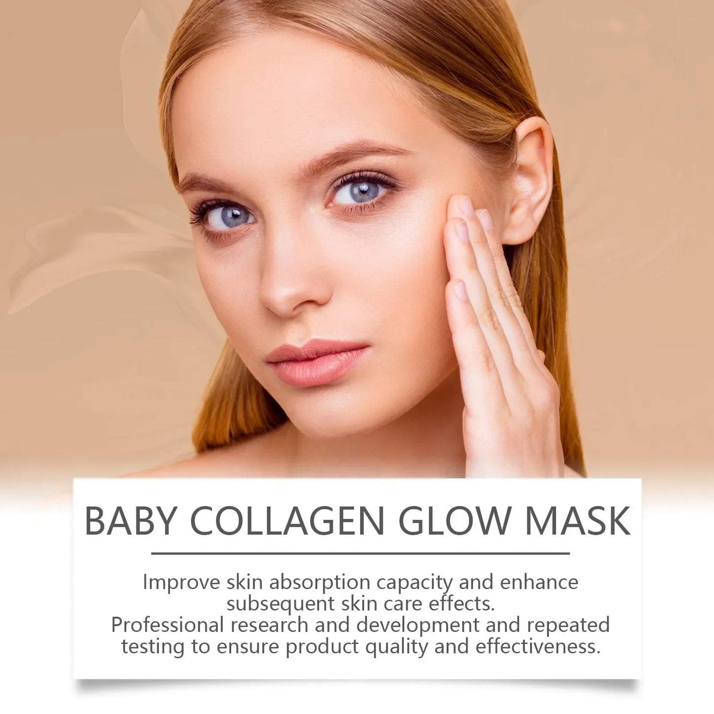 Koreanische Glass Skin Collagen Glow Maske