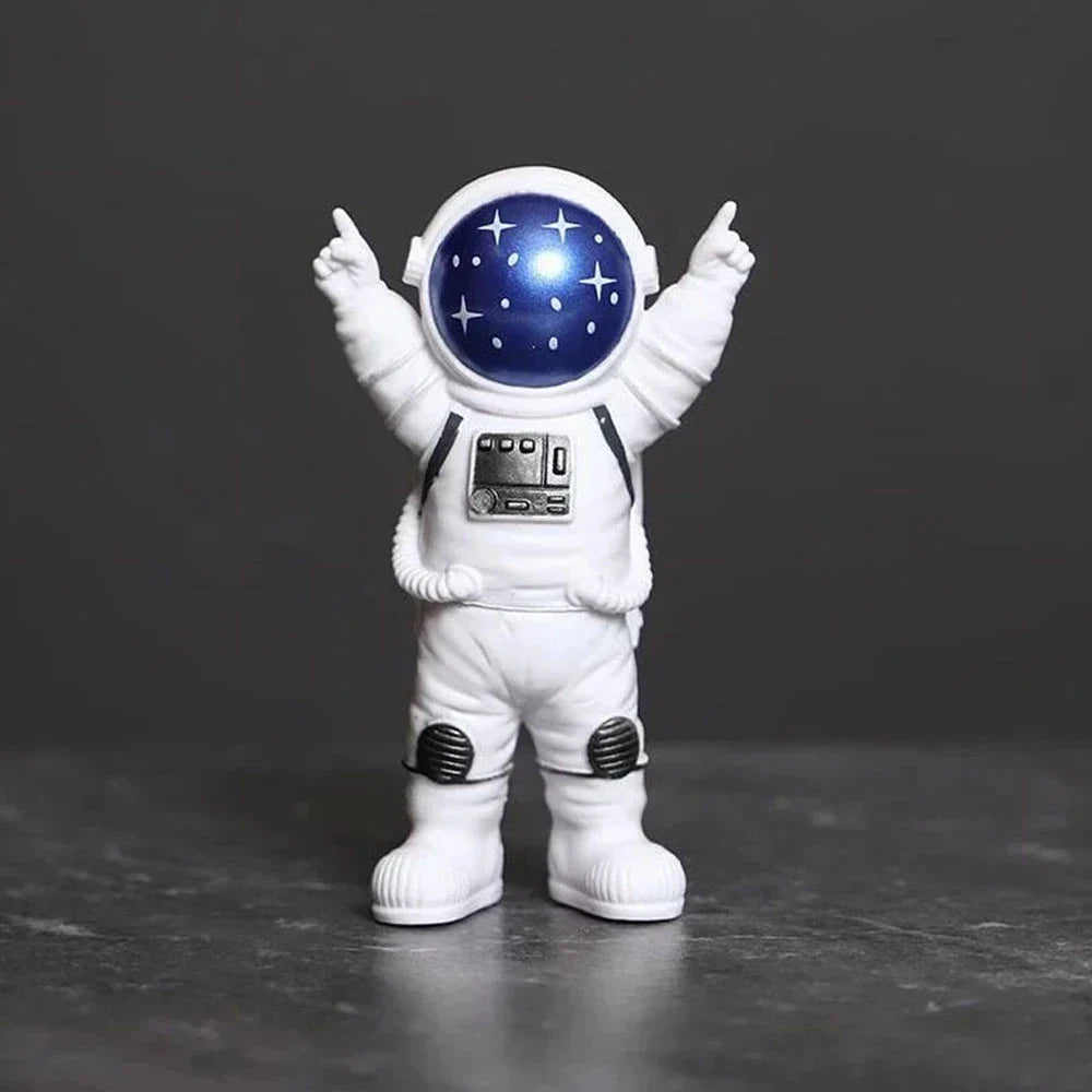 Brehn | Harz-Astronaut-Figur Statue Raumfahrer Skulptur Pädagogisches Spielzeug Schreibtisch-Dekoration Astronaut-Modell Für Kinder Geschenk