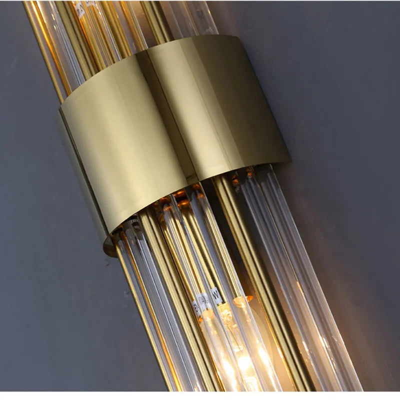 GoldenLuxe Elegante LED-Wandleuchte | Luxuriöses Design in Gold | Stilvolle Wandbeleuchtung