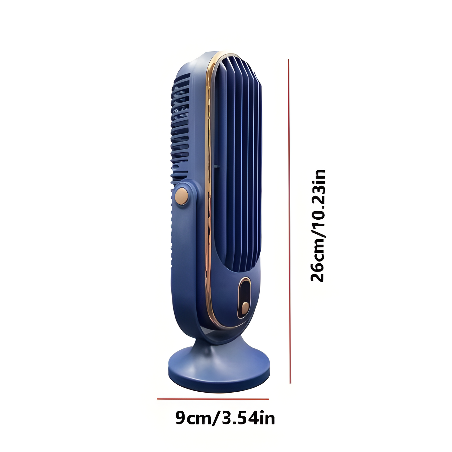 Kompakter Hochleistungs Tragbarer Schreibtischventilator - USB Aufladbar | Brehn
