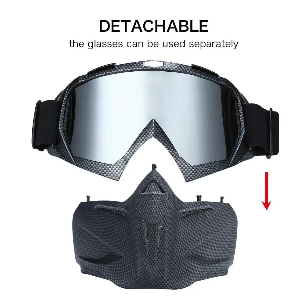 Schneeninja-Maske mit Schutzbrille