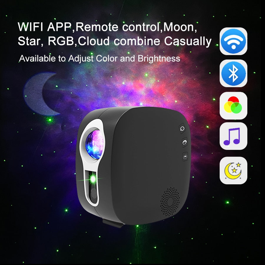 Galaxy Glow Rotierende Sternenhimmel Projektor | Brehn