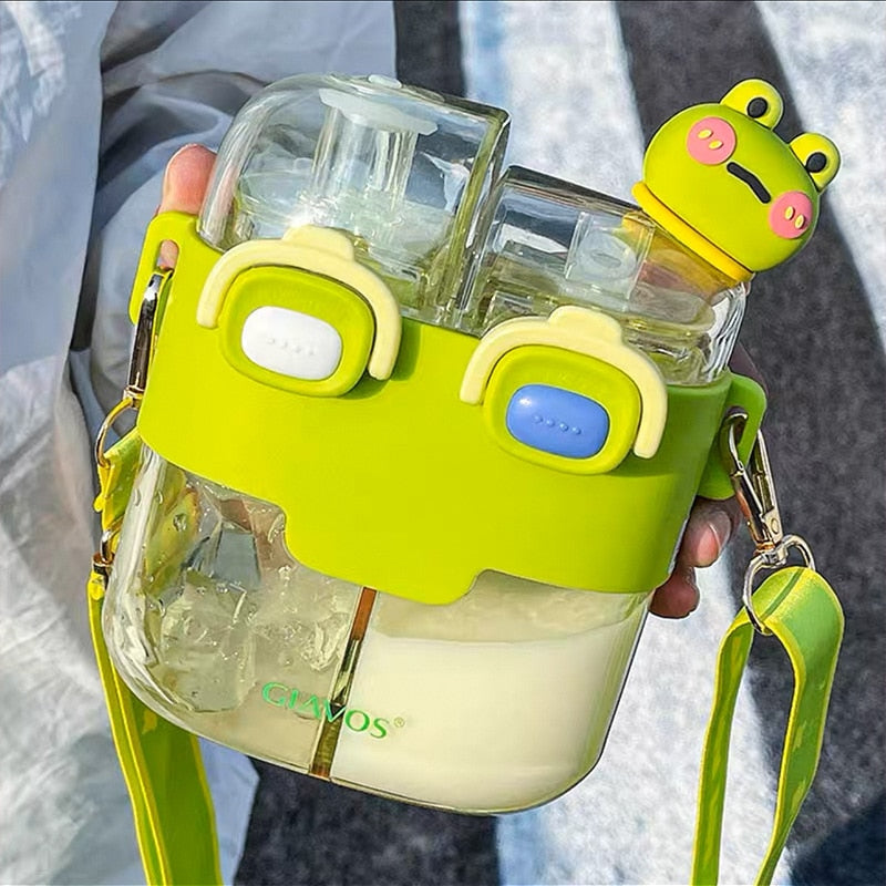 Brehn | Double-Bin Trink mehr Kinder Wasserflasche