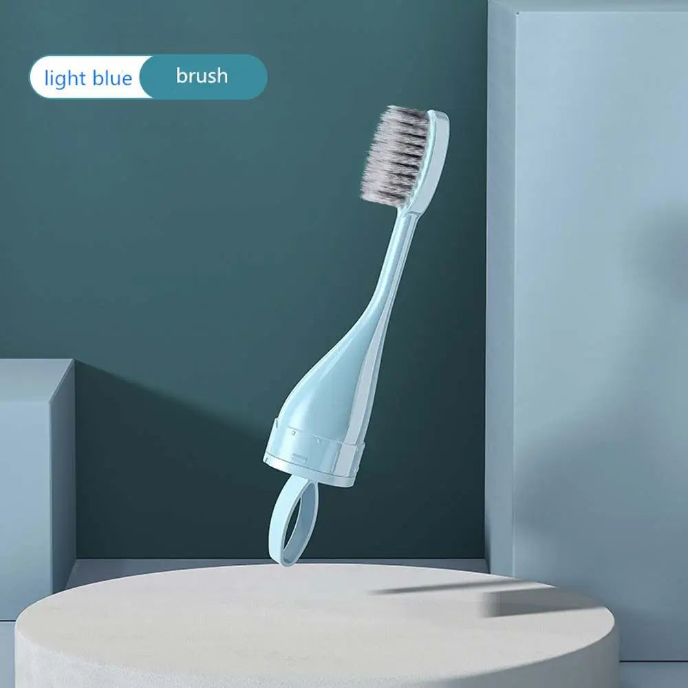 Brehn | All-in-One Reise-freundlicher Zahnpasta-Spender Zahnbürste