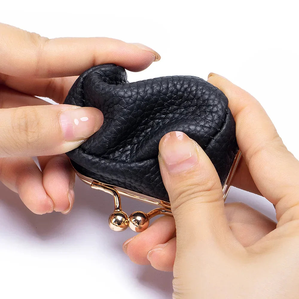 Brehn | Mini Retro Leder Reise Schmuck Aufbewahrungstasche