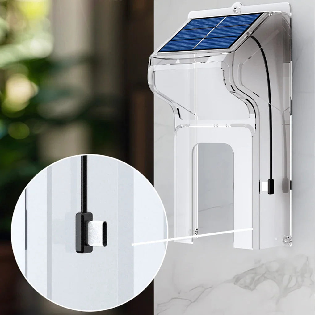 Brehn | SecuraSun DoorCam Kabellose HD-Video-Türklingel mit Solar-Ladung & WLAN | IP65 Wasserdicht