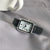 Retro-Uhr mit Lederarmband für Damen