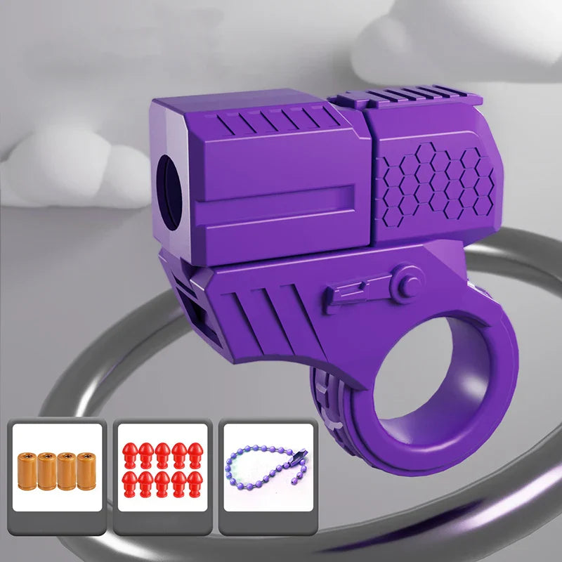 Brehn | Mini Shell Launcher EDC Finger Ring Spielzeugwaffe