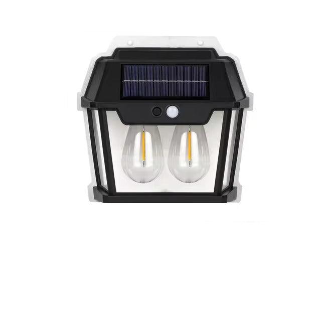 Retro Solar Außenleuchte mit Bewegungsmelder