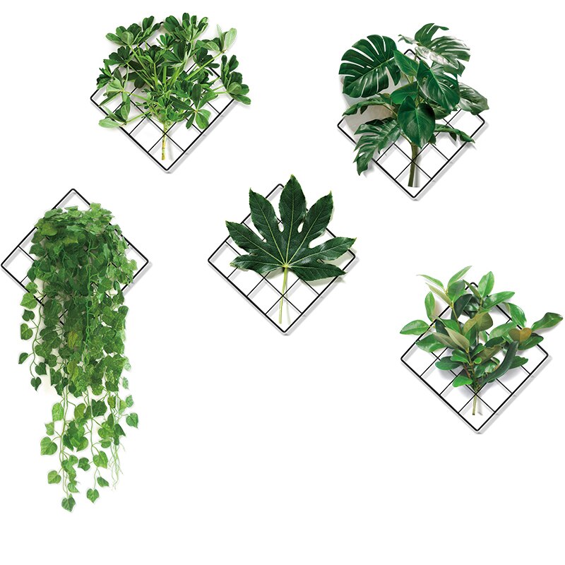 3D Natur Wind Grün Pflanze Wandaufkleber | Brehn