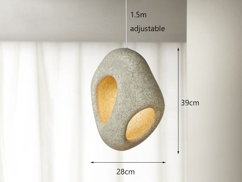 Brehn | Moderne kreative LED-Pendelleuchte Wabi Sabi