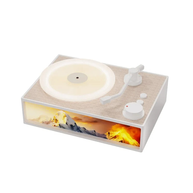 Vintage Design & LED-Stimmungsbeleuchtung Drahtloser Aromatherapie-Lautsprecher