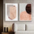 Skandinavische abstrakte graue rosa Granit Wandkunst Fine Art Leinwanddrucke Bilder für moderne Wohnung Wohnzimmer Schlafzimmer Kunstdekoration | Brehn