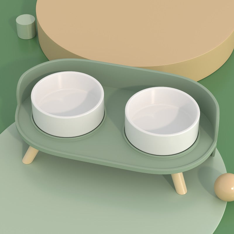 Skandinavischer Stil Doppel-Futterschale für Ihren Hund oder Ihre Katze | Brehn