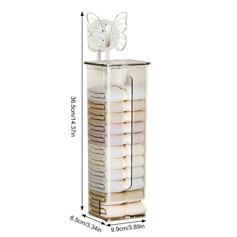 Brehn | Transparenter multifunktionaler wandmontierter Sockenorganisator