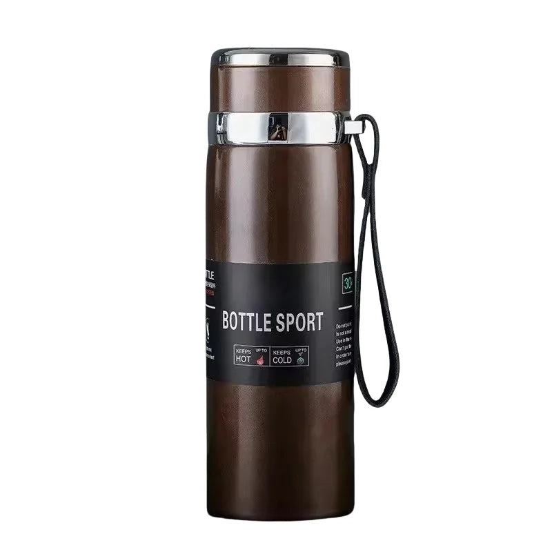 Edelstahl-Thermosflasche vakuumisoliert 1000 ml | Brehn