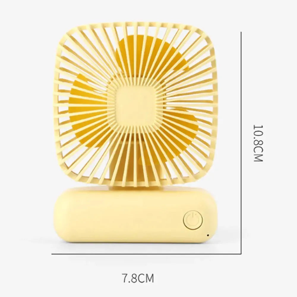 Mini Handheld USB Ventilator: Tragbare Drei-Geschwindigkeits-Kühlung für Auto, Zuhause, Büro und den Einsatz im Freien - Leises und einfaches Design | Brehn
