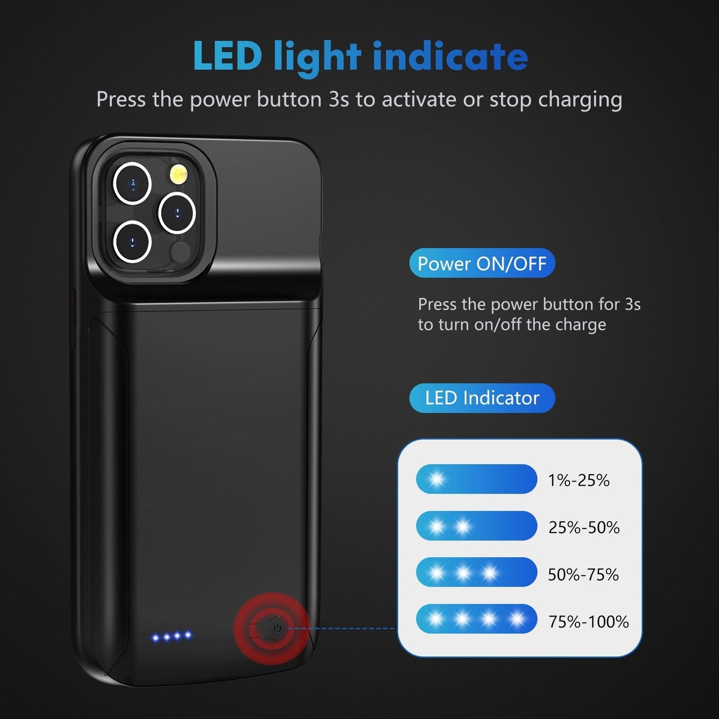 Brehn | Power Bank Ladepanzer Telefonhülle