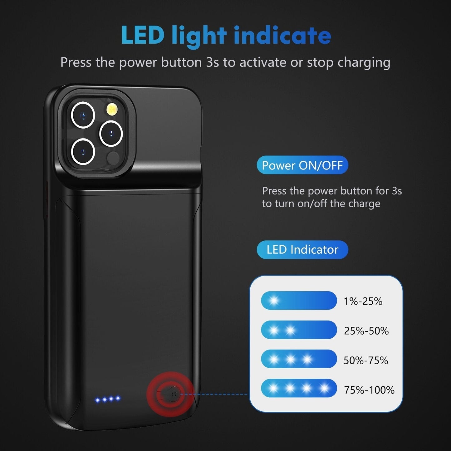 Brehn | Power Bank Lade-Rüstung Handyhülle