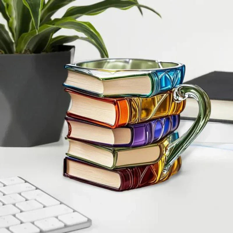 Brehn | Stapel Bücher Form Kaffeetasse