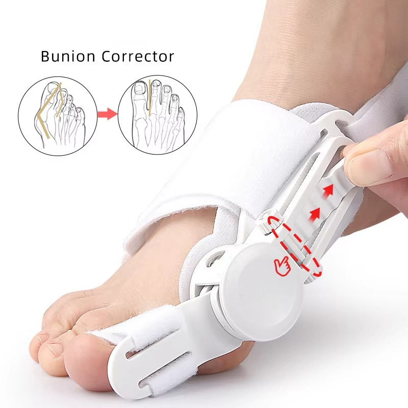 Hallux-valgus-Korrektur, Zehenspreizer, Fußausrichtungshilfe