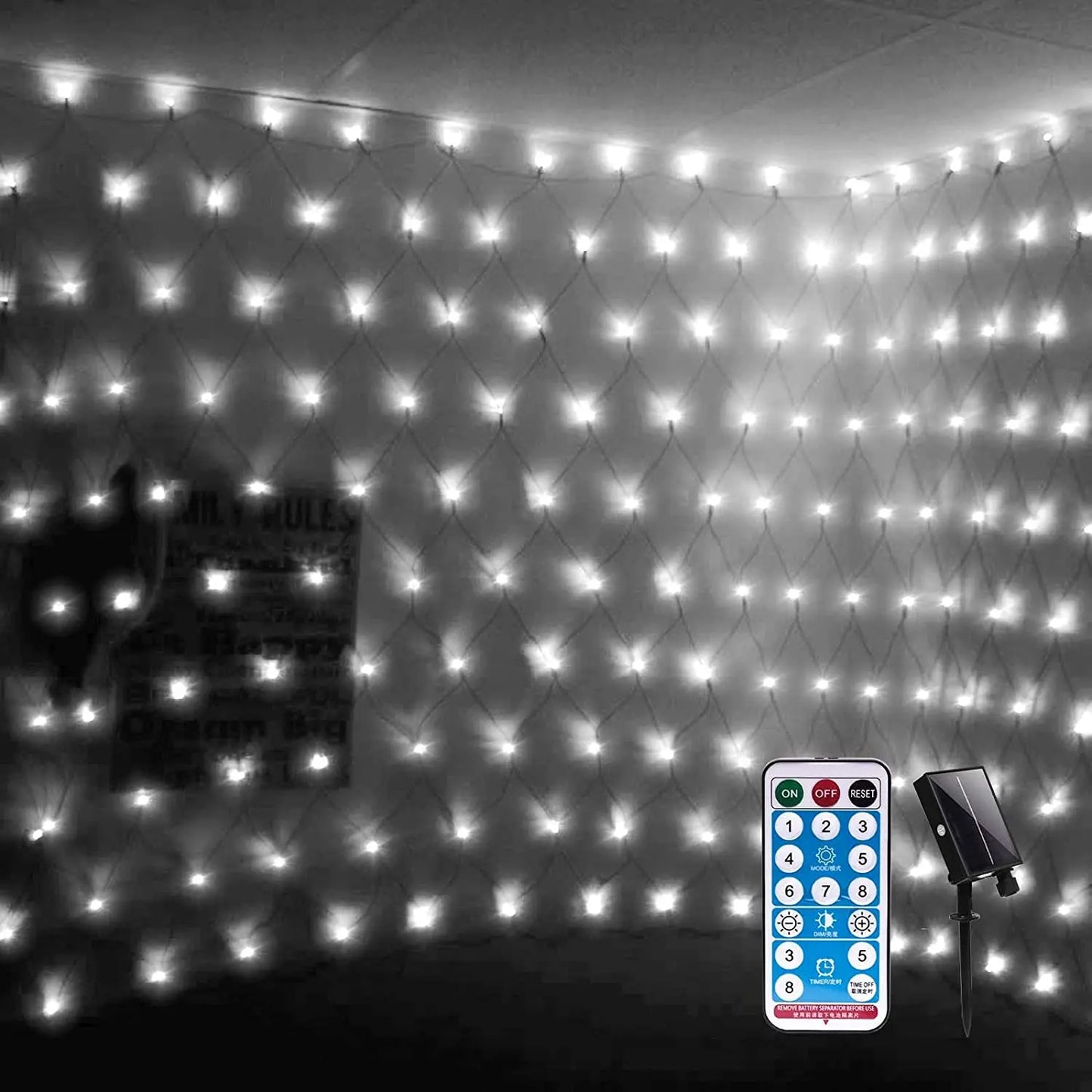 LED Lichternetz für Außen und Innen – Farbige Weihnachtsbeleuchtung Netz | Brehn