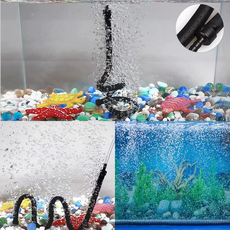 VIvolux | Ultra-dünner Aquarium Sauerstoffdiffusor Blasenmacher Rohr