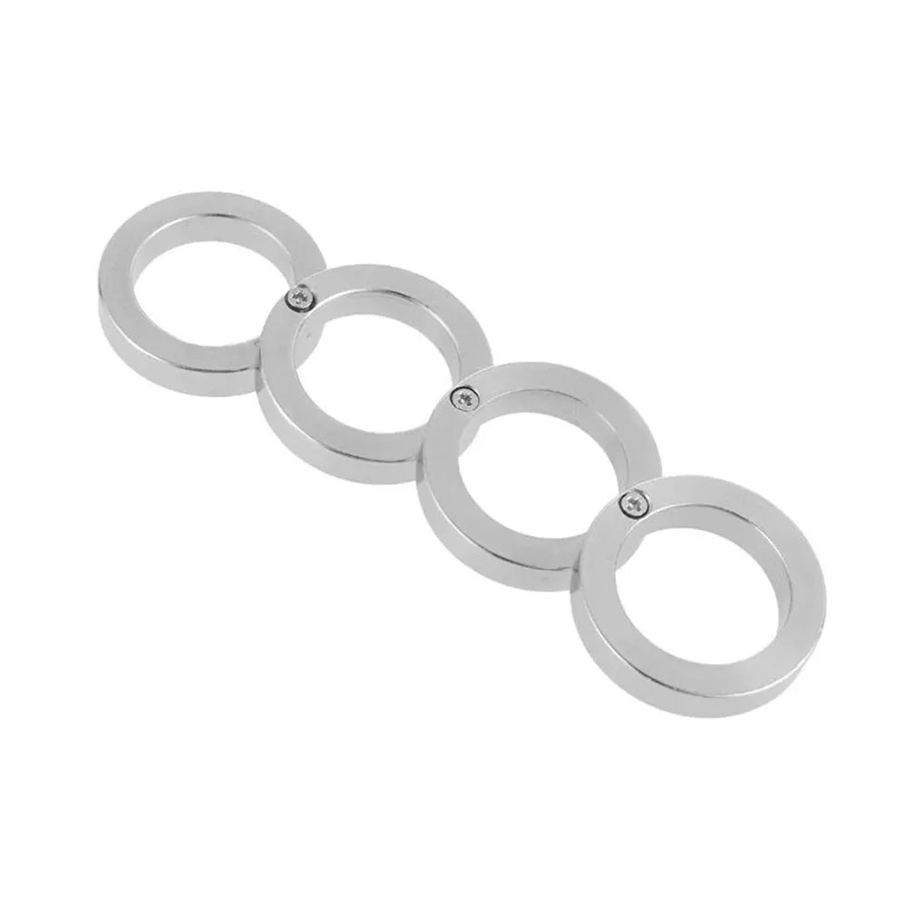 Brehn | Edelstahl Selbstverteidigung Rotierbarer Faltbarer Ring