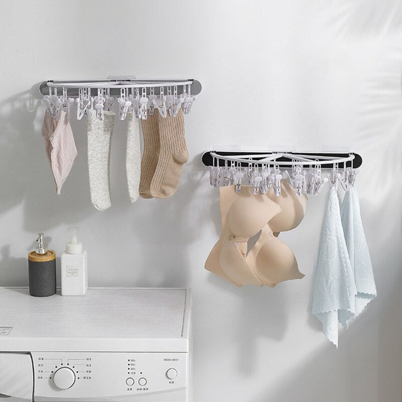 WallDry Mini Trockenständer für Socken und kleine Wäsche Faltbar | Brehn