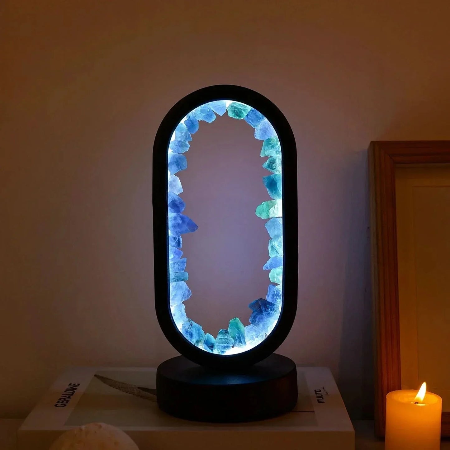 Natürliche Amethyst-Kristalllampe zur Entspannung