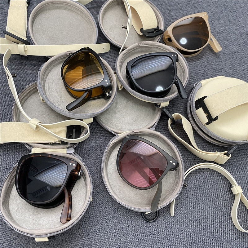 Brehn | Anti-UV faltbare Mode Flex klare Sicht Sonnenbrille