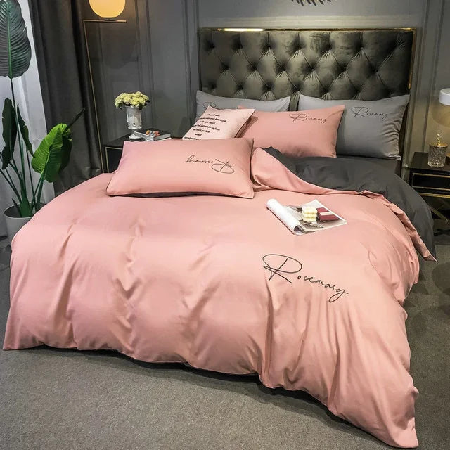 Brehn | EmbroiLux Bettwäsche - Elegantes Luxus-Bettbezug mit Stickdesign