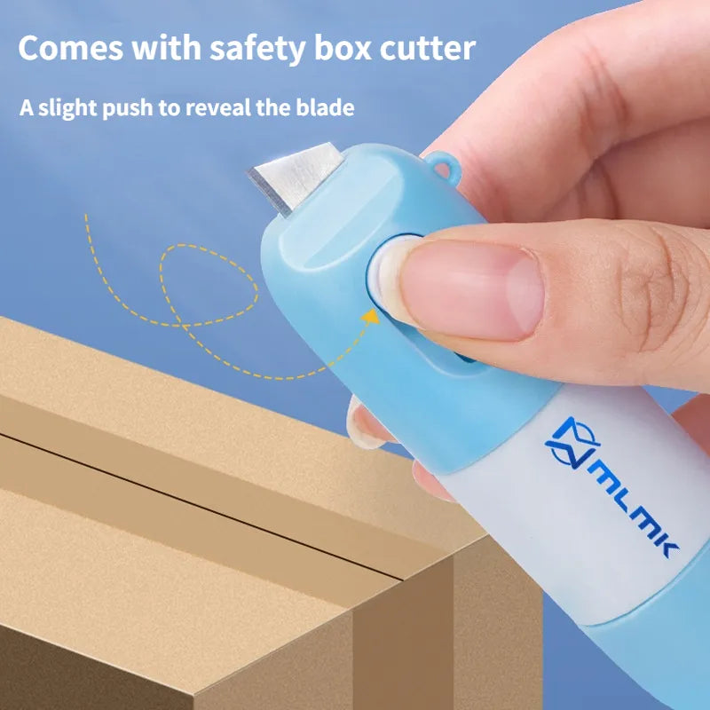 2in1 Paketbox Öffner Datenschutzstempel Werkzeug